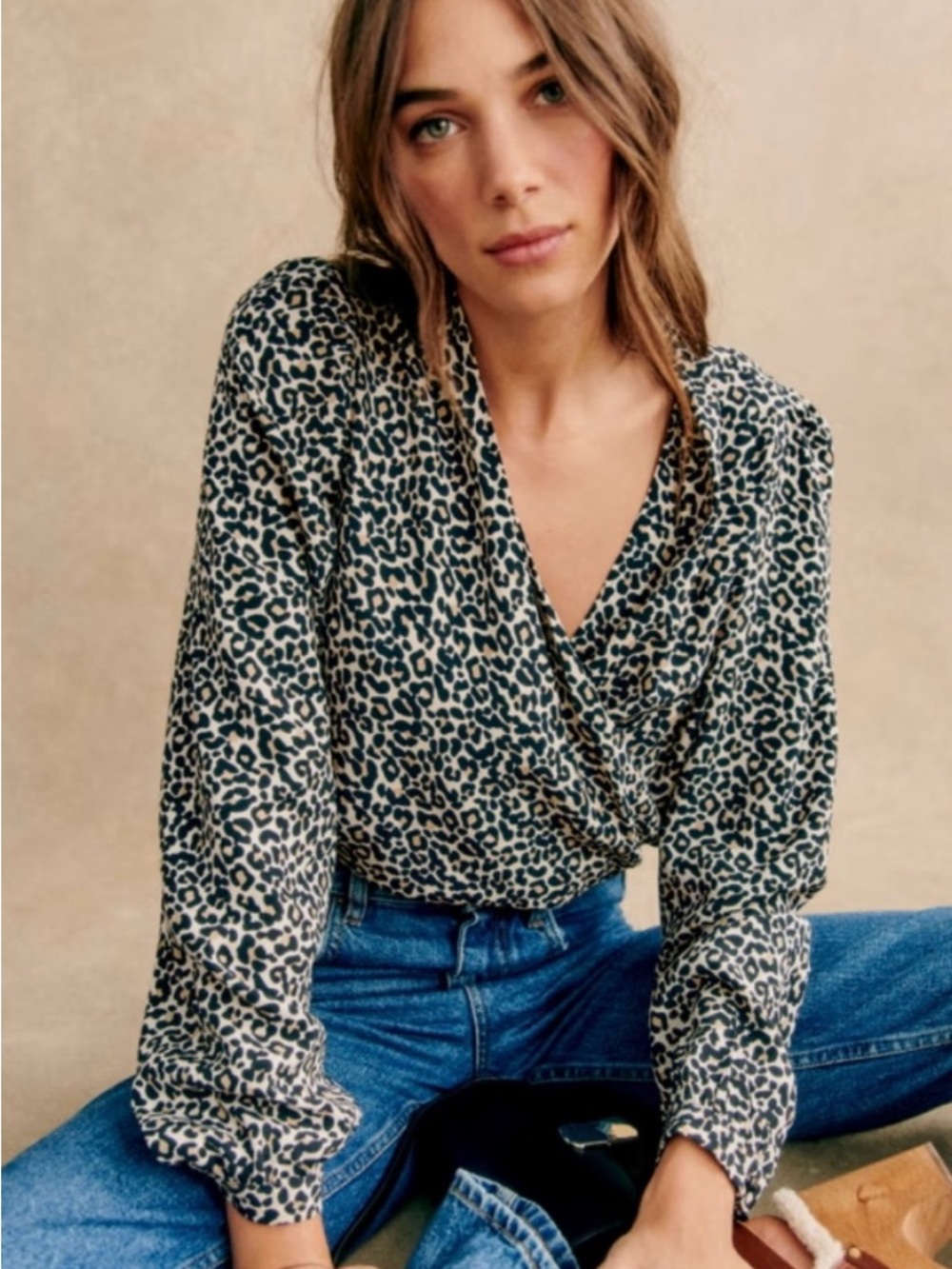 Sézane blouse 🐆
